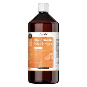 Bio Rizinusöl 1000 ml kaltgepresst für Haut, Haare &amp;amp; Wimpern, A-Nr.: 6035904 - 01