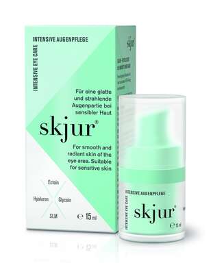 Sie sehen eine Packung skjur® intensive Augenpflege, Produktbild: 01 skjur® intensive Augenpflege, A-Nr.: 5815190 - 01