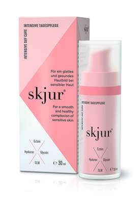 Sie sehen eine Packung skjur® intensive Tagespflege, Produktbild: 01 skjur® intensive Tagespflege, A-Nr.: 5815238 - 01