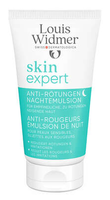 Sie sehen eine Packung skinexpert Anti-Rötungen Nachtemulsion, Produktbild: 01 skinexpert Anti-Rötungen Nachtemulsion, A-Nr.: 5906277 - 01