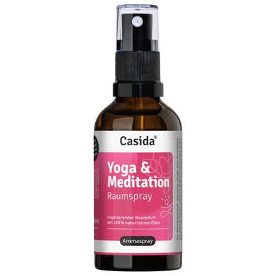 Sie sehen eine Packung Yoga & Meditation Raumspray, Produktbild: 01 Yoga & Meditation Raumspray, A-Nr.: 6006653 - 01