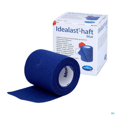 Elastische Binden Idealast/haft Kohaesiv/color Blau 4mx 6cm 1st, A-Nr.: 4174582 - 07