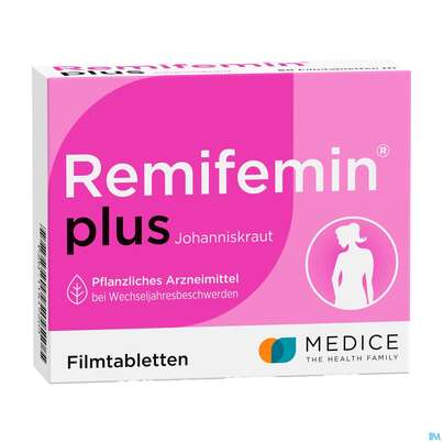 Sie sehen eine Packung Remifemin Plus Johanniskraut Filmtabl 100st, Produktbild: 04 Remifemin Plus Johanniskraut Filmtabl 100st, A-Nr.: 5514100 - 04