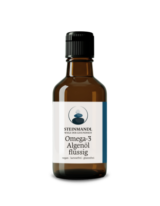 Sie sehen eine Packung Steinmandl Omega 3 Öl VEGAN, Produktbild: 01 Steinmandl Omega 3 Öl VEGAN, A-Nr.: 6039629 - 01
