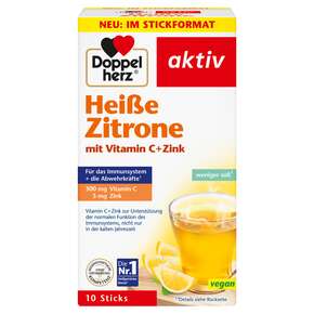 Doppelherz Heiße Zitrone mit Vitamin C + Zink, A-Nr.: 5679396 - 01