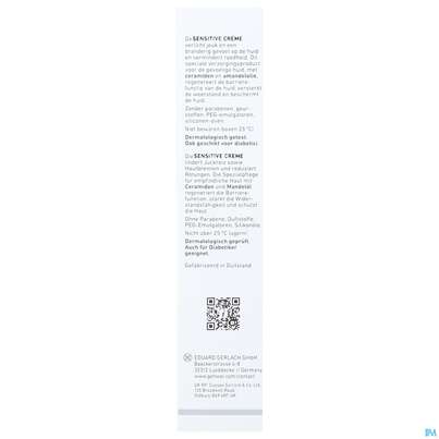 Sie sehen eine Packung Gehwol Med.sensitive Creme Nr.64143 75ml, Produktbild: 08 Gehwol Med.sensitive Creme Nr.64143 75ml, A-Nr.: 4792707 - 08