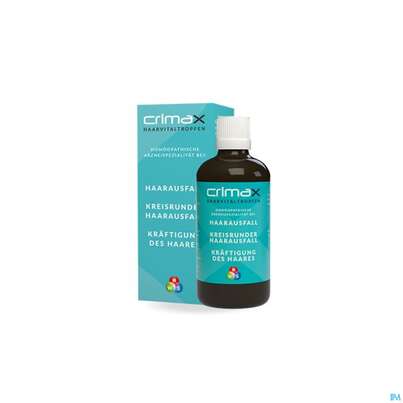 Sie sehen eine Packung Hws Crimax Haar Vitaltropfen 100ml, Produktbild: 02 Hws Crimax Haar Vitaltropfen 100ml, A-Nr.: 2377878 - 02