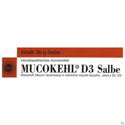 Sie sehen eine Packung Mucokehl Salbe D3 30g, Produktbild: 02 Mucokehl Salbe D3 30g, A-Nr.: 0962549 - 02