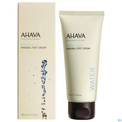 Sie sehen eine Packung Fuss Creme Ahava Mineral 100ml, Produktbild: 02 Fuss Creme Ahava Mineral 100ml, A-Nr.: 3945706 - 02