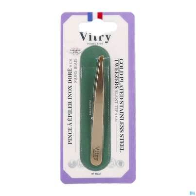 Pinzetten Vitry/professionelle Vergoldet Rostfrei 9cm 4022 1st, A-Nr.: 4627983 - 01