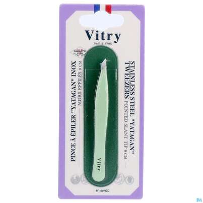 Sie sehen eine Packung Vitry Farbige Zupfpinzette „yatagan“_weiss 1pc, Produktbild: 18 Vitry Farbige Zupfpinzette „yatagan“_weiss 1pc, A-Nr.: 4627641 - 18