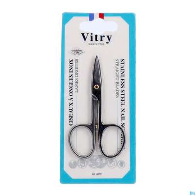 Sie sehen eine Packung Vitry Nagelschere Gerade Klingen 1pc, Produktbild: 01 Vitry Nagelschere Gerade Klingen 1pc, A-Nr.: 4633185 - 01
