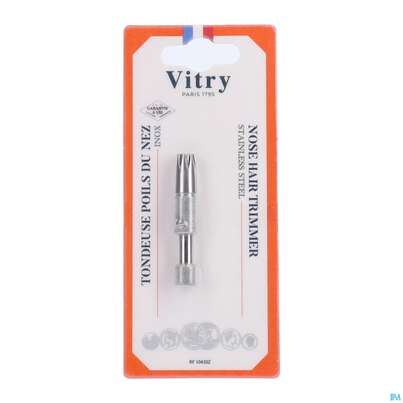 Sie sehen eine Packung Vitry Trimmer/rostfrei Nasenhaare 1043s 1st, Produktbild: 02 Vitry Trimmer/rostfrei Nasenhaare 1043s 1st, A-Nr.: 4628043 - 02