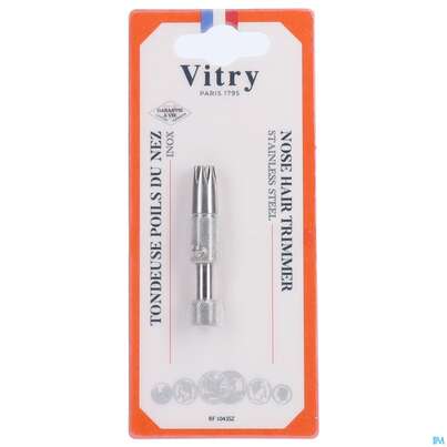 Sie sehen eine Packung Vitry Trimmer/rostfrei Nasenhaare 1043s 1st, Produktbild: 03 Vitry Trimmer/rostfrei Nasenhaare 1043s 1st, A-Nr.: 4628043 - 03