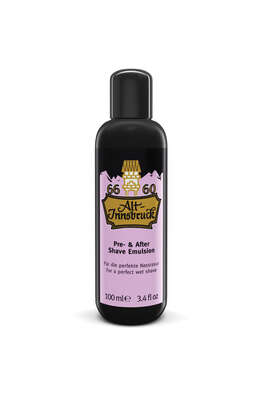 Sie sehen eine Packung Alt Innsbruck Pre- and After-shave Emulsion 100ml, Produktbild: 01 Alt Innsbruck Pre- and After-shave Emulsion 100ml, A-Nr.: 3433863 - 01