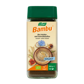 A.Vogel BAMBU® Früchte – und Getreidekaffee Instant – koffeinfrei, A-Nr.: 1063190 - 01