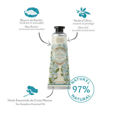 Sie sehen eine Packung Panier des Sens Meerfenchel Mini Handcreme, Produktbild: 02 Panier des Sens Meerfenchel Mini Handcreme, A-Nr.: 6108862 - 02