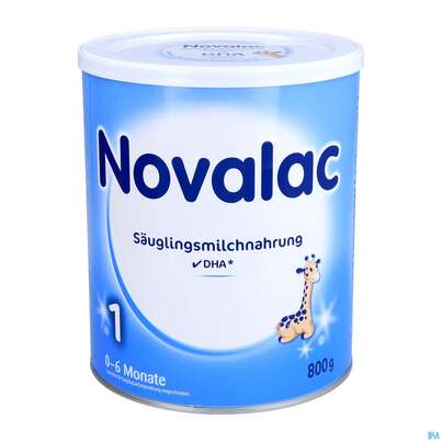 Sie sehen eine Packung Novalac 1 800g, Produktbild: 03 Novalac 1 800g, A-Nr.: 3030533 - 03