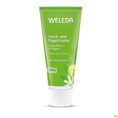 Sie sehen eine Packung Weleda Citrus Hand +nagelcreme 50ml, Produktbild: 04 Weleda Citrus Hand +nagelcreme 50ml, A-Nr.: 3411471 - 04