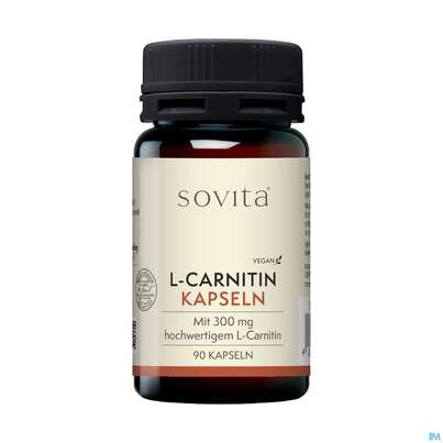 Sie sehen eine Packung L-carnitin Kapseln Sovita 90st, Produktbild: 04 L-carnitin Kapseln Sovita 90st, A-Nr.: 3862972 - 04