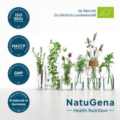 NatuGena Bio-Gerstengras + C Kapseln, A-Nr.: 6036105 - 05