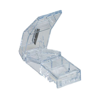 Sie sehen eine Packung APOfit Tablettenteiler transparent, Produktbild: 02 APOfit Tablettenteiler transparent, A-Nr.: 4349308 - 02