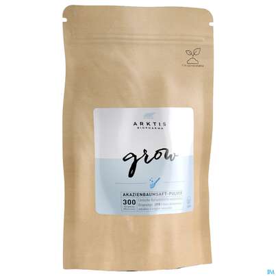 Sie sehen eine Packung Akazienfaser Pulver Arktis Grow Nf 300g, Produktbild: 04 Akazienfaser Pulver Arktis Grow Nf 300g, A-Nr.: 5713905 - 04