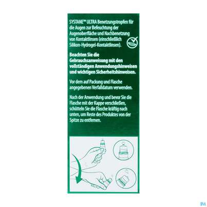 Sie sehen eine Packung Augentropfen Systane/ultra Benetzungstropfen Unkonserviert 10ml, Produktbild: 04 Augentropfen Systane/ultra Benetzungstropfen Unkonserviert 10ml, A-Nr.: 5423679 - 04