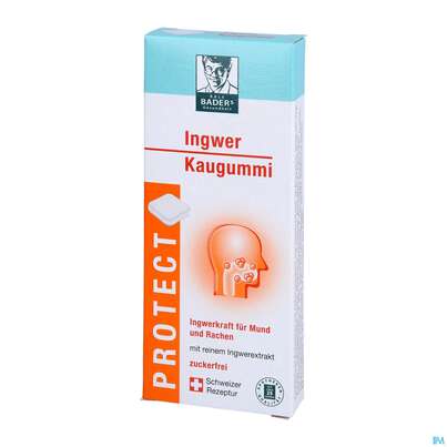 Baders Protect Ingwer Kaugummi -cur 20st, A-Nr.: 5383862 - 02