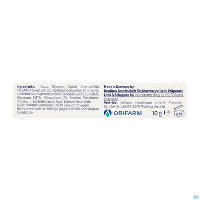 Dentinox Gel Care 10g, A-Nr.: 5936048 - 03