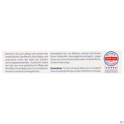 Dentinox Gel Care 10g, A-Nr.: 5936048 - 05