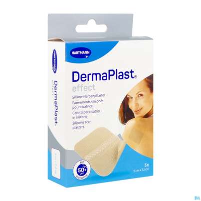Sie sehen eine Packung Dermaplast Narbenpflaster 7,2x 5cm 5st, Produktbild: 02 Dermaplast Narbenpflaster 7,2x 5cm 5st, A-Nr.: 5969898 - 02