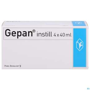 Gepan Instill 2mg/ml Fertigspritze Lösung Sterile Natrium Chondroitinsulfat 0,2%4x40m 160ml, A-Nr.: 3795879 - 01