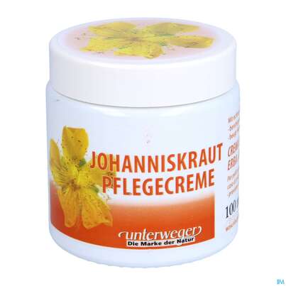Sie sehen eine Packung Johanniskraut Pflegecreme 100ml, Produktbild: 01 Johanniskraut Pflegecreme 100ml, A-Nr.: 2416070 - 01