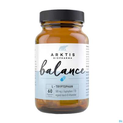 Sie sehen eine Packung L-tryptophan Kapseln Arktis Balance 60st, Produktbild: 02 L-tryptophan Kapseln Arktis Balance 60st, A-Nr.: 4750689 - 02