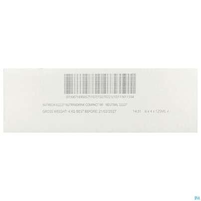 Nutrini/drink Flasche Comp Multifibre 125ml Neutral 24st, A-Nr.: 5857679 - 01