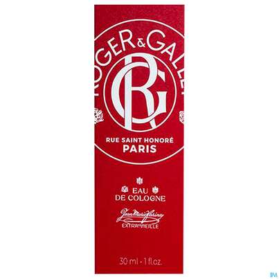 Sie sehen eine Packung Roger & Gallet Jean Marie Farina Fragrant Water 30ml, Produktbild: 01 Roger & Gallet Jean Marie Farina Fragrant Water 30ml, A-Nr.: 5796570 - 01