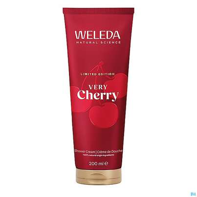 Sie sehen eine Packung Weleda Very Cherry Shower Cream 200ml, Produktbild: 01 Weleda Very Cherry Shower Cream 200ml, A-Nr.: 5947767 - 01
