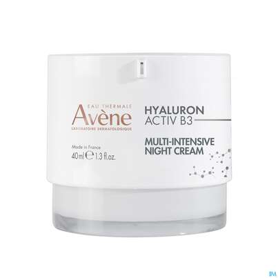 Sie sehen eine Packung Avene Hyaluron Activ B3 Nachtcreme 40ml, Produktbild: 02 Avene Hyaluron Activ B3 Nachtcreme 40ml, A-Nr.: 5693261 - 02