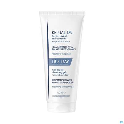 Sie sehen eine Packung Ducray Kelual Ds Reinigungsgel Neu 200ml, Produktbild: 09 Ducray Kelual Ds Reinigungsgel Neu 200ml, A-Nr.: 5862261 - 09