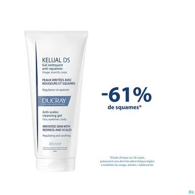 Sie sehen eine Packung Ducray Kelual Ds Reinigungsgel Neu 200ml, Produktbild: 13 Ducray Kelual Ds Reinigungsgel Neu 200ml, A-Nr.: 5862261 - 13