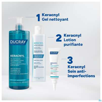 Sie sehen eine Packung Ducray Keracnyl Pp+ Creme Gegen Hautunreinheiten 30ml, Produktbild: 19 Ducray Keracnyl Pp+ Creme Gegen Hautunreinheiten 30ml, A-Nr.: 5564397 - 19