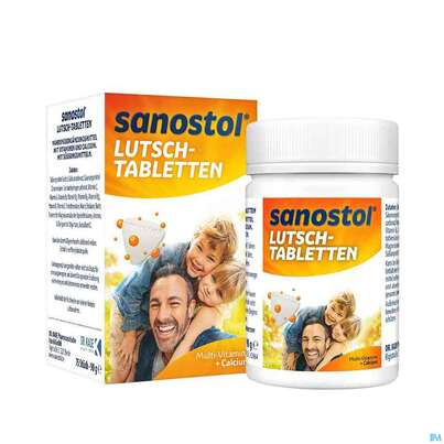 Sie sehen eine Packung Sanostol Lutschtabl -takeda 75st, Produktbild: 04 Sanostol Lutschtabl -takeda 75st, A-Nr.: 3945014 - 04