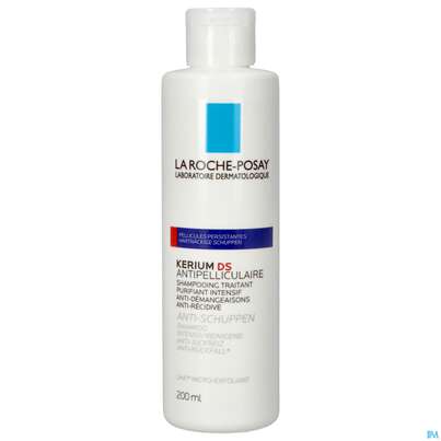 Sie sehen eine Packung Shampoo La Roche Posay Kerium Intensiv 200ml, Produktbild: 09 Shampoo La Roche Posay Kerium Intensiv 200ml, A-Nr.: 5903066 - 09