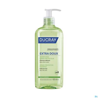 Sie sehen eine Packung Shampoon Ducray Extra Mild 400ml, Produktbild: 06 Shampoon Ducray Extra Mild 400ml, A-Nr.: 5567415 - 06