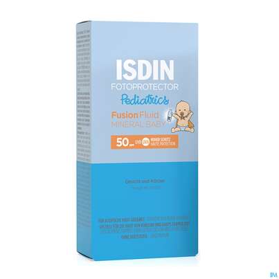 Sie sehen eine Packung Sonnenprodukte Isdin/fotoprotection Pediatrics Mineral Baby Lsf 50 50ml, Produktbild: 03 Sonnenprodukte Isdin/fotoprotection Pediatrics Mineral Baby Lsf 50 50ml, A-Nr.: 5570222 - 03