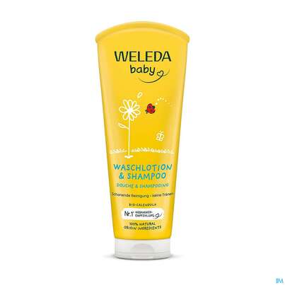 Weleda Calendula Waschlotion +shampoon 200ml, A-Nr.: 3190395 - 03