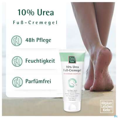 Allgaeuer Latschenkiefer 10% Urea Fusscremegel 100ml, A-Nr.: 5883576 - 04