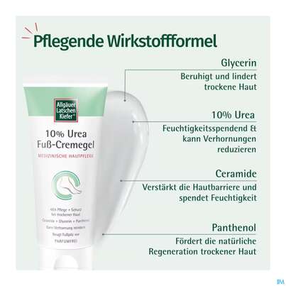 Allgaeuer Latschenkiefer 10% Urea Fusscremegel 100ml, A-Nr.: 5883576 - 06