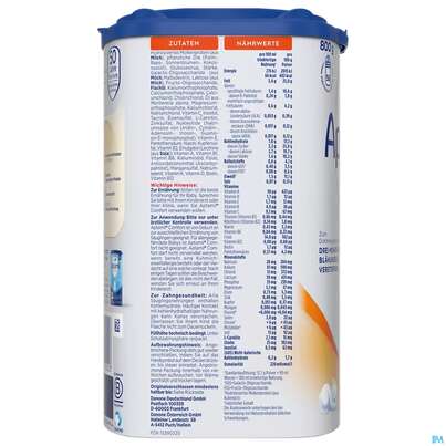Sie sehen eine Packung Aptamil Milch-fertignahrung Comfort Spezialnahrung 800g, Produktbild: 06 Aptamil Milch-fertignahrung Comfort Spezialnahrung 800g, A-Nr.: 4882215 - 06